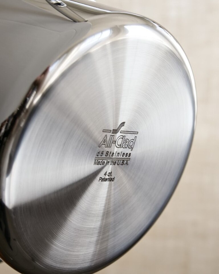 AllClad d5 SS 4Qt. Deep Sauté Pan with Splatter Screen Williams